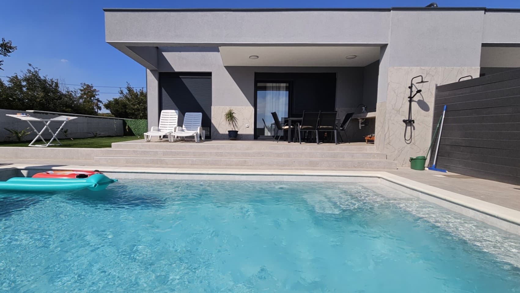 Exterior view of Luxury Villa Teo with private pool in Istria